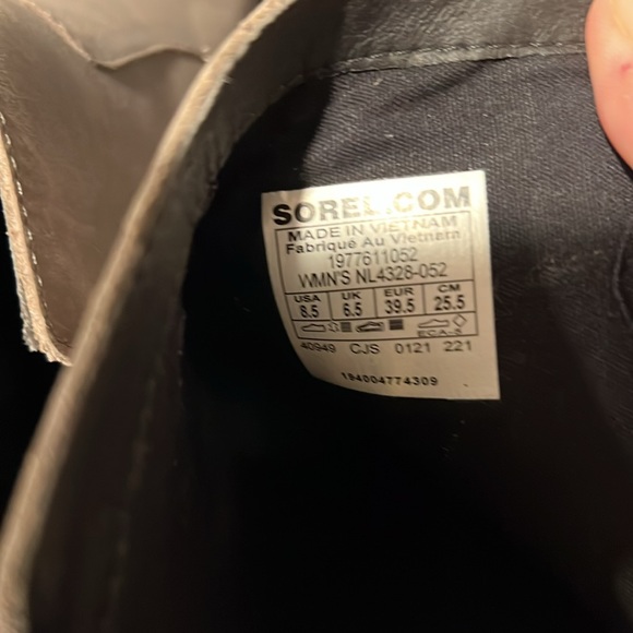 Sorel Emelie II Zip Ankle Boots Gray 8.5 - Picture 15 of 16